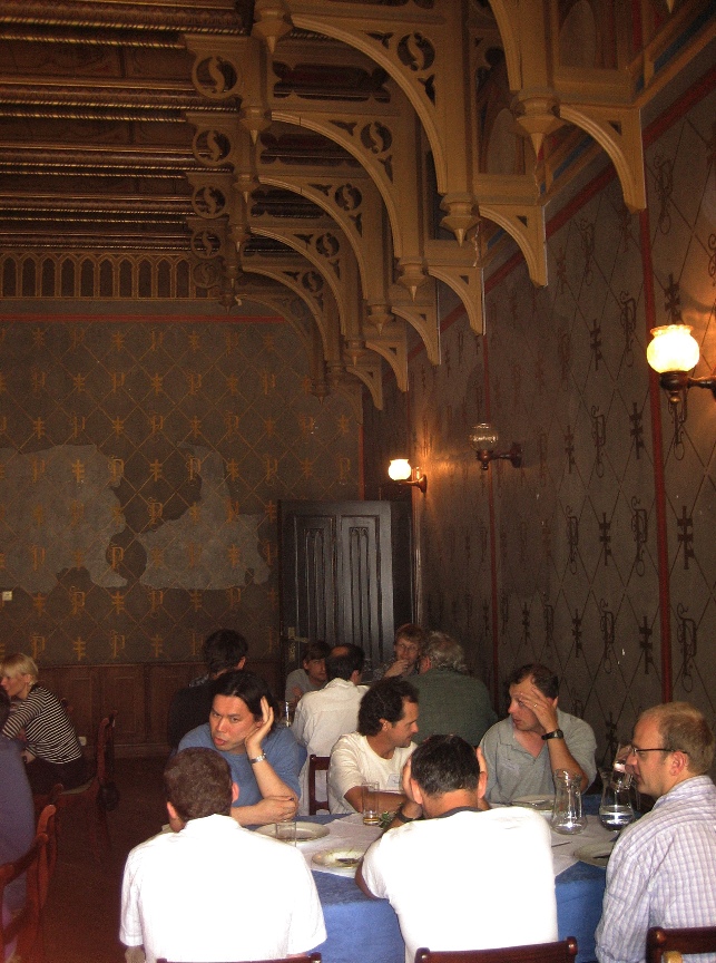 Lunch in the castle \n (Click for next picture)