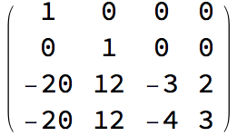 bend matrix