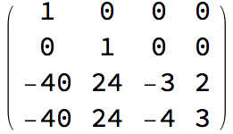 bend matrix