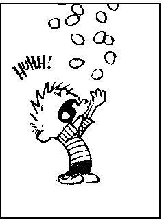 Calvin and eggs
