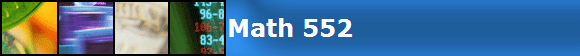 Math 552