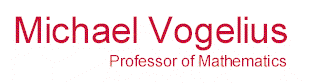 Michael Vogelius, Professor of Math