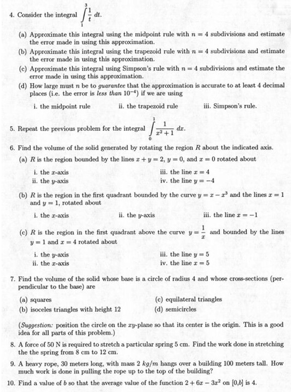 ap calculus bc cram sheet